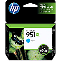 HP 951XL (HEWCN046AN) Original Inkjet Ink Cartridge - Cyan - 1 Each
