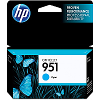 HP 951 (HEWCN050AN) Original Inkjet Ink Cartridge - Cyan - 1 Each