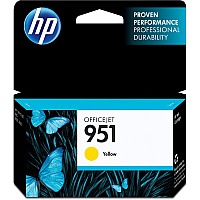 HP 951 (HEWCN052AN) Original Standard Yield Inkjet Ink Cartridge - Yellow - 1 Each