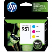 HP 951 3-pack Cyan/Magenta/Yellow Original Ink Cartridges (CR314FN)