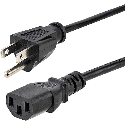 StarTech 10ft Heavy Duty Power Cord, 5-15p/c13 (PXT1011410)