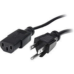 StarTech 20ft Power Cord, Nema 5-15p To C13 Cable (PXT10120)
