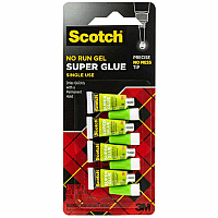 Scotch Super Glue Gel - 0.05 grams Single-Use Tubes (MMMAD119)