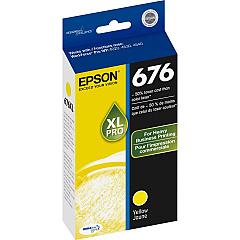 Epson DURABrite Ultra 676XL Original Inkjet Ink Cartridge - Yellow - 1 Each (EPST676XL420S)