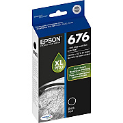 Epson DURABrite Ultra 676 Original Inkjet Ink Cartridge - Black - 1 Each (EPST676XL120S)