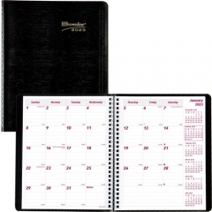 Brownline Brownline Essential Monthly Diary 2023 (CB1200BLK)