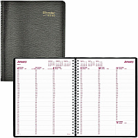 Brownline Essential Appointment Book/Planner (CB950BLK)