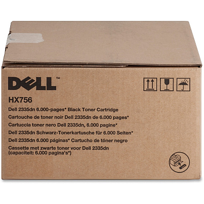 Dell Original High Yield Laser Toner Cartridge - Black - 1 Each (DLLHX756)
