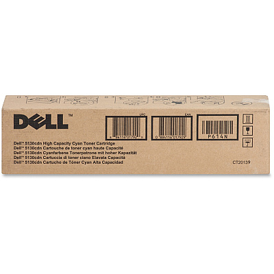 Dell Original High Yield Laser Toner Cartridge - Cyan - 1 Each (DLLP614N)