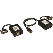 Eaton Tripp Lite Series VGA over Cat5/6 Extender Kit, Transmitter/Receiver for Video, USB Powered, Up to 500 ft. (152 m), TAA (B130101U)