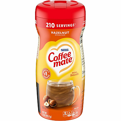 Coffee-mate Coffee-mate Hazelnut Powdered Creamer - Gluten-Free (NES12345)