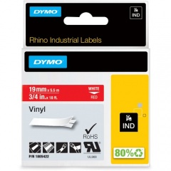 DYMO Colored 3/4" Vinyl Label Tape (1805422)