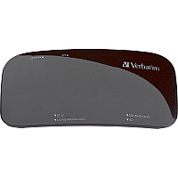 Verbatim Universal Card Reader, USB 2.0 - Black (97705)