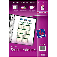 Avery Mini Diamond Clear Heavyweight Sheet Protectors (AVE77004)