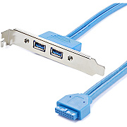 StarTech 2 Port Usb 3 A Female Slot Plate Adapter (USB3SPLATE)