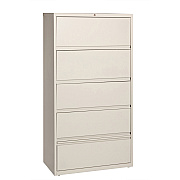 Lorell Fortress Lateral File with Roll-Out Shelf (LLR43512)