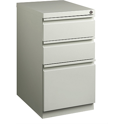 Lorell 20" Box/Box/File Mobile File Cabinet with Full-Width Pull (LLR49522)