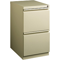 Lorell 20" File/File Mobile File Cabinet with Full-Width Pull (LLR49523)