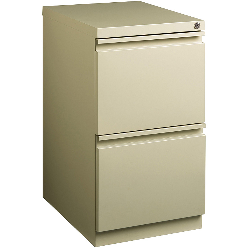 Lorell 20" File/File Mobile File Cabinet with Full-Width Pull (LLR49523)