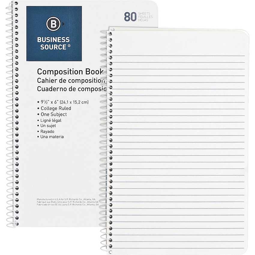 Business Source College Ruled Composition Books (BSN10966)