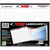 Roaring Spring Wide College Ruled Landscape Legal Pad (ROA74500)