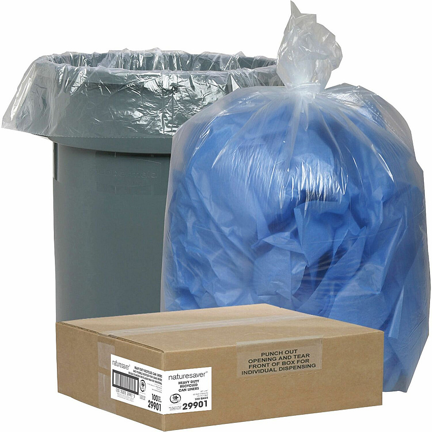 Nature Saver Recycled Trash Can Liners (NAT29901)