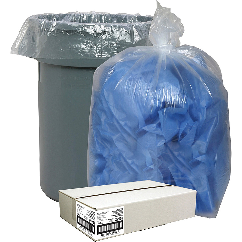 Nature Saver Recycled Trash Can Liners (NAT29902)