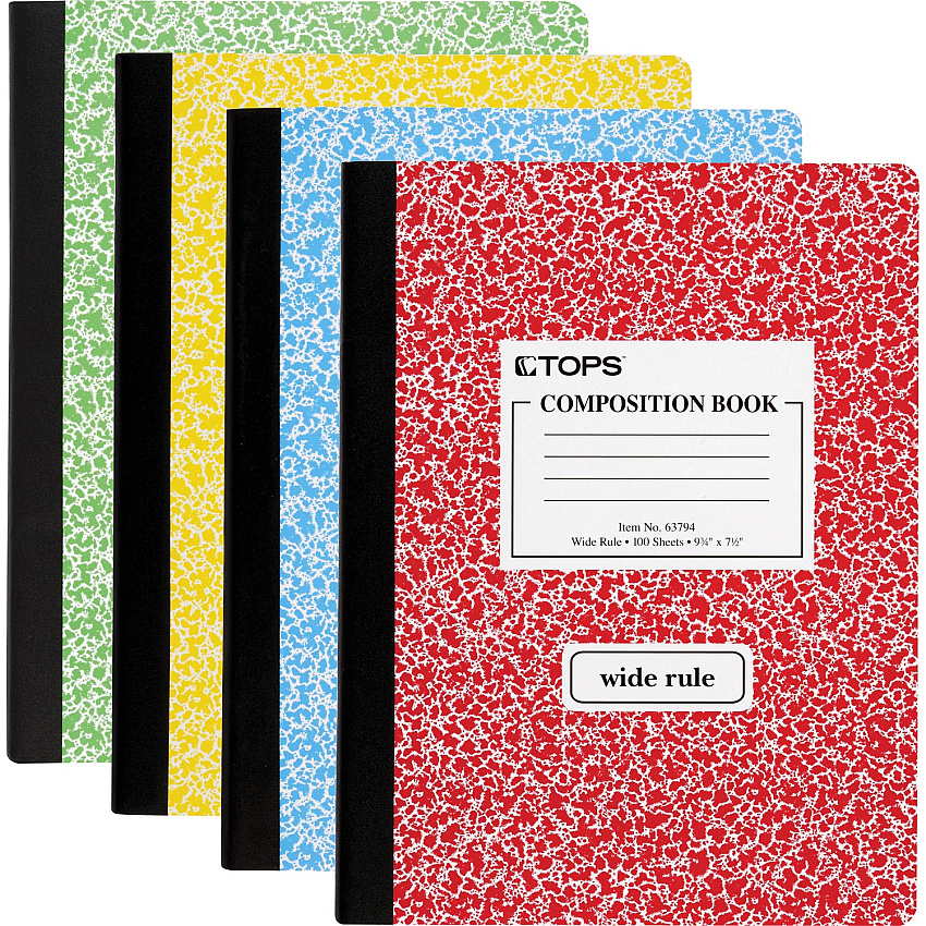 TOPS Wide Ruled Composition Books (TOP63794)