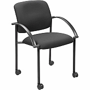 Lorell Upholstered Guest Chair with Arms (LLR65965)