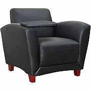 Lorell Accession Club Chair with Tablet Tray (LLR68953)