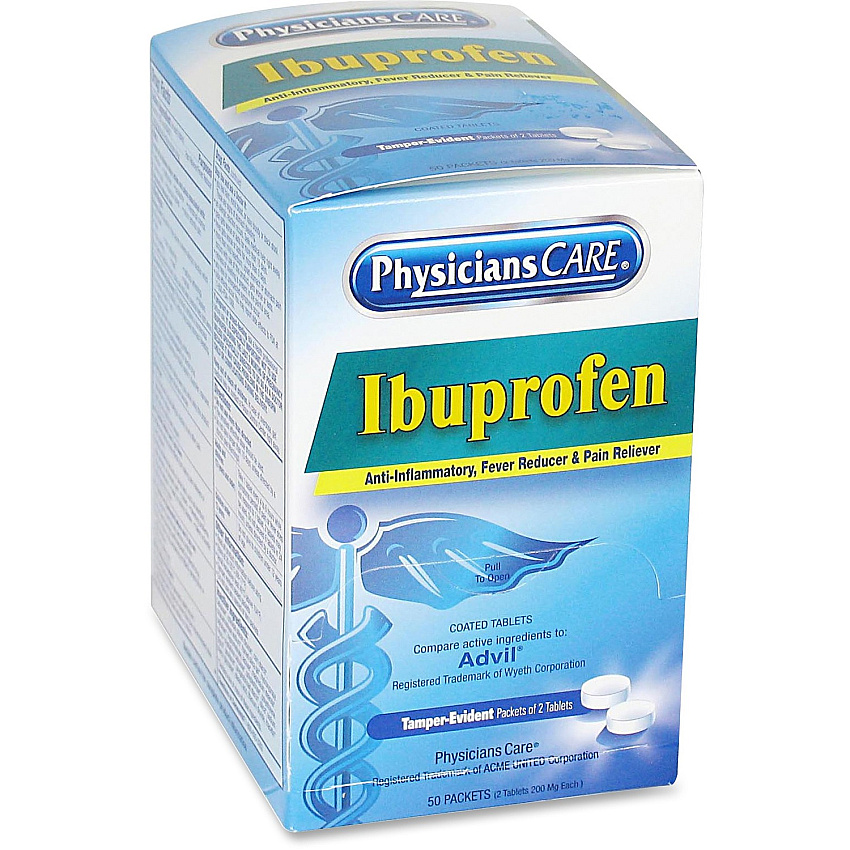 PhysiciansCare Ibuprofen Individual Dose Packets (ACM90109)