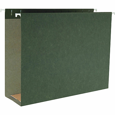 Business Source 1/5 Tab Cut Legal Recycled Hanging Folder (BSN43855)
