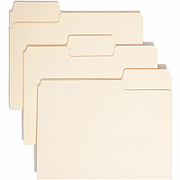 Smead SuperTab 1/3 Tab Cut Letter Recycled Top Tab File Folder (SMD10401)