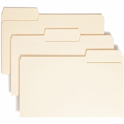 Smead SuperTab 1/3 Tab Cut Legal Recycled Top Tab File Folder (SMD15401)