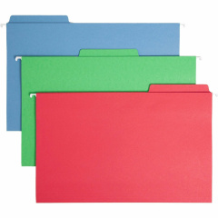 Smead FasTab 1/3 Tab Cut Legal Recycled Hanging Folder (64153)