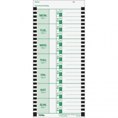 Lathem Thermal Time Clock Weekly Attendance Cards (E8100)