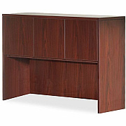 Lorell Essentials Series Stack-on Hutch with Doors (LLR69912)