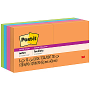 Post-it Super Sticky Notes - Energy Boost Color Collection (MMM6228SSAU)