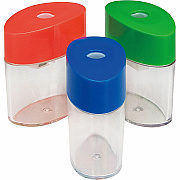 Integra Assorted Color Oval Plastic Sharpeners (ITA42850)