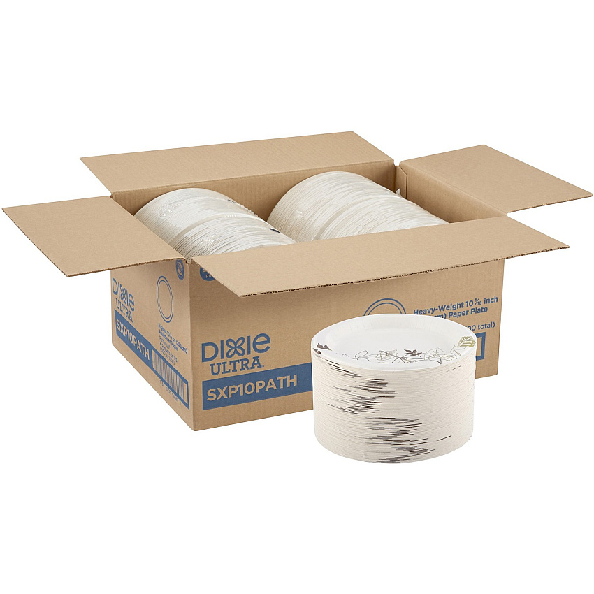 Dixie Ultra Pathways 10-1/16" Heavyweight Paper Plates by GP Pro (DXESXP10PATH)