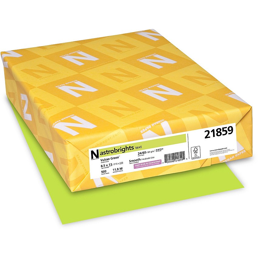 Astrobrights Color Copy Paper - Vulcan Green (WAU21859)