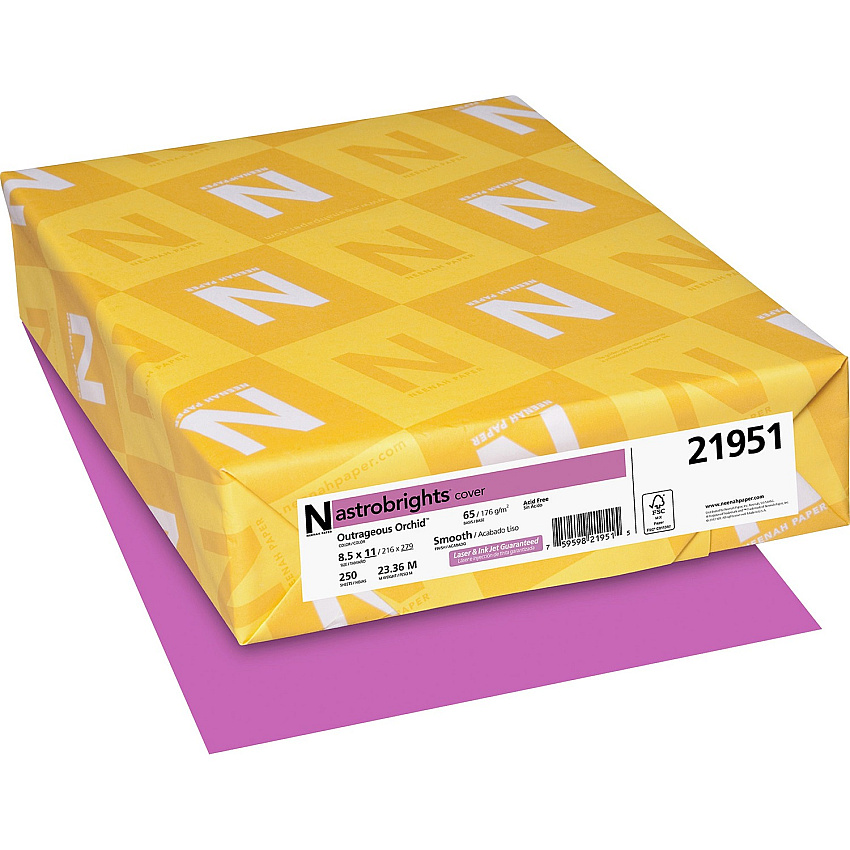 Astrobrights Color Cover Stock - Orchid (WAU21951)
