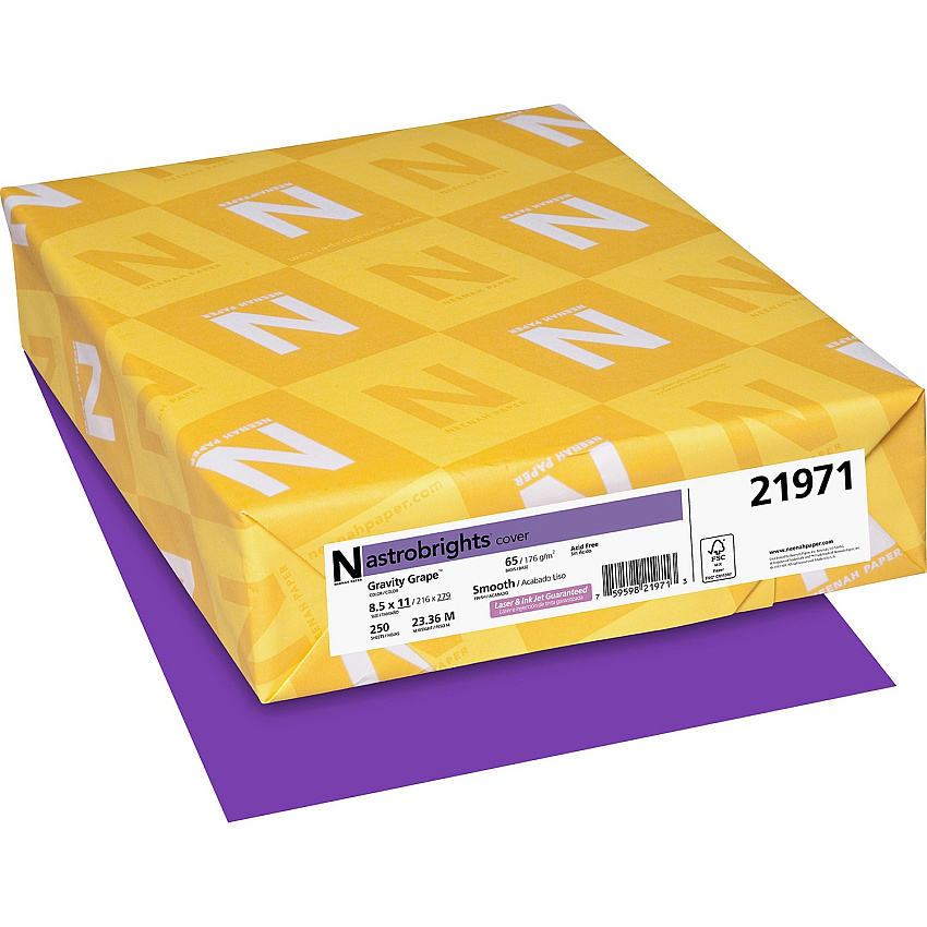 Astrobrights Color Cover Stock - Grape (WAU21971)