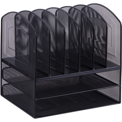 Lorell Steel Mesh Desk Organizer (37523)