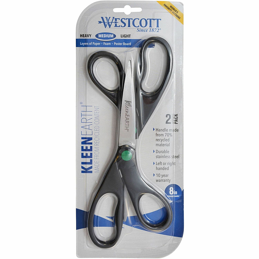 Westcott KleenEarth Hard Handle Scissors (ACM15179)