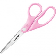 Westcott 8" BCA Pink Straight Cut Scissors (15387)