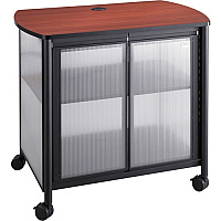 Safco Impromptu Black Deluxe Stand with Doors (SAF1859BL)