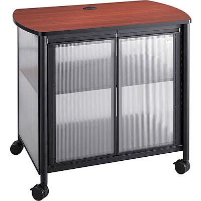 Safco Impromptu Black Deluxe Stand with Doors (SAF1859BL)