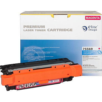 Elite Image Remanufactured Laser Toner Cartridge - Alternative for HP 504A (CE253A) - Magenta - 1 Each (ELI75569)