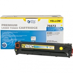 Elite Image Remanufactured Laser Toner Cartridge - Alternative for HP 128A (CE322A) - Yellow - 1 Each (75572)
